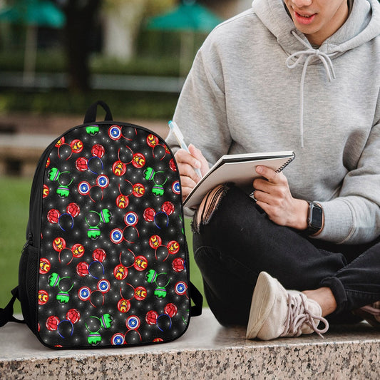 Premium Character Design Backpack - Superhero & Gaming Inspired Adventure Pack 🎒⭐