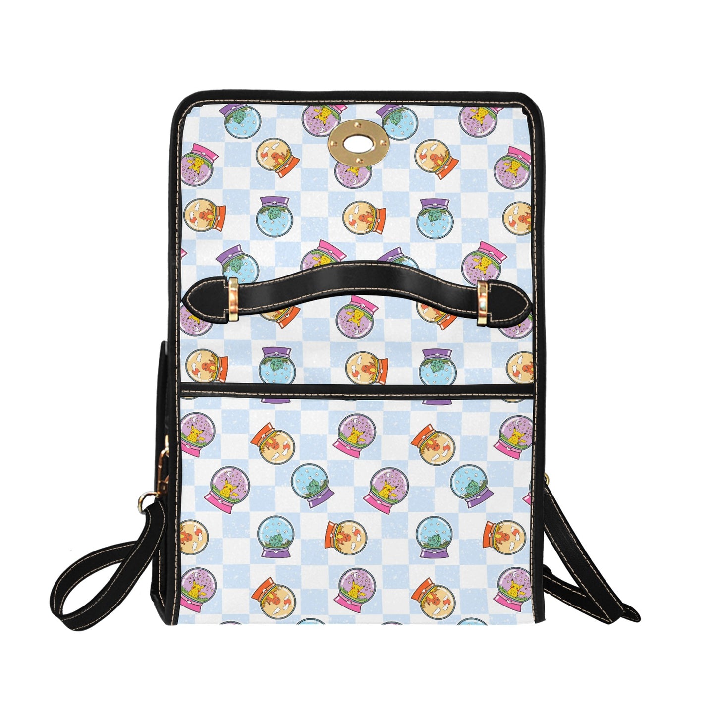 Premium Character Design Crossbody Handbag - Gaming & Anime Inspired Pattern Bag ⭐🎮