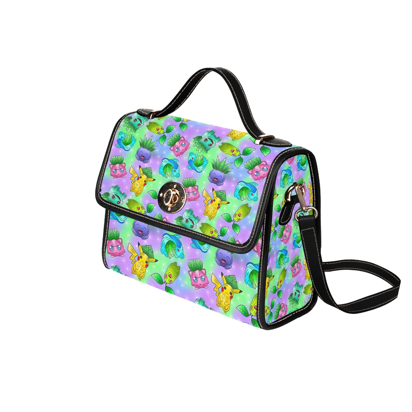 Premium Character Design Crossbody Handbag - Gaming & Anime Inspired Pattern Bag ⭐🎮