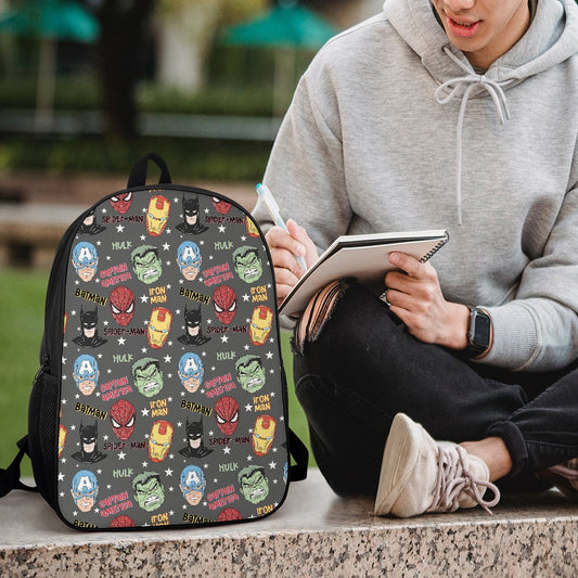 Premium Character Design Backpack - Superhero & Gaming Inspired Adventure Pack 🎒⭐