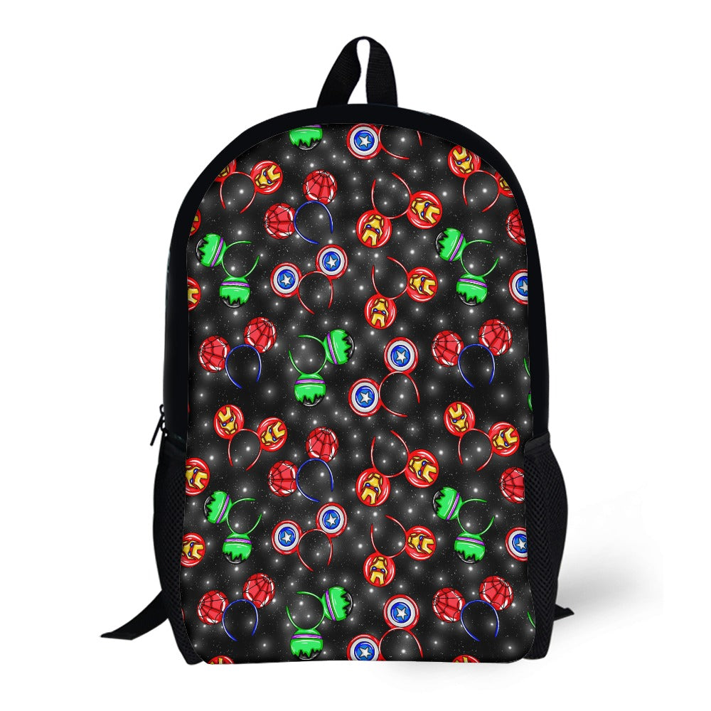 Premium Character Design Backpack - Superhero & Gaming Inspired Adventure Pack 🎒⭐
