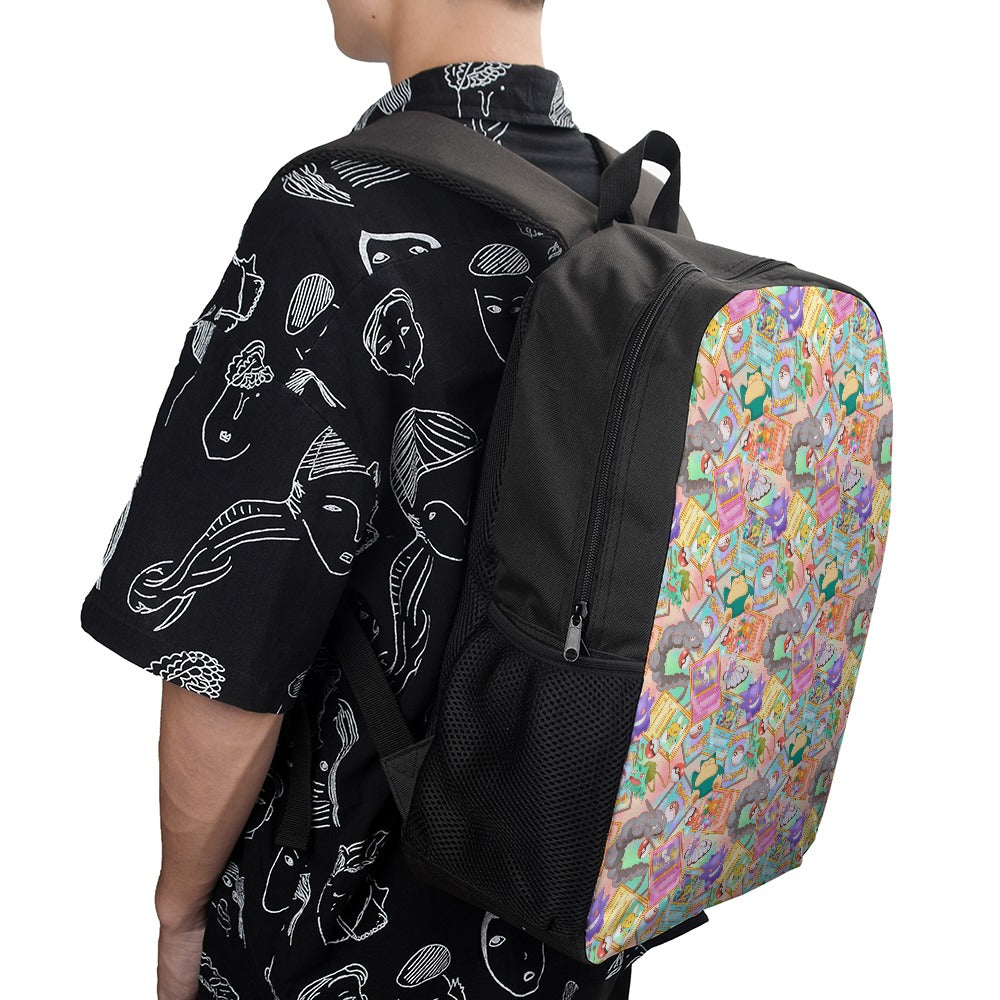 Premium Character Design Backpack - Gaming & Anime Inspired Adventure Pack 🎒⭐