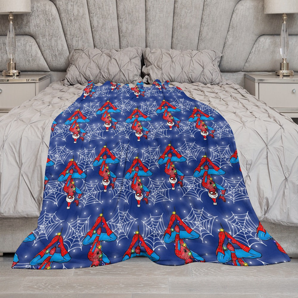 Premium Character Design Flannel Blanket - Superhero & Gaming Inspired Comfort Throw 🛋️⭐