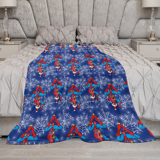 Premium Character Design Flannel Blanket - Superhero & Gaming Inspired Comfort Throw 🛋️⭐