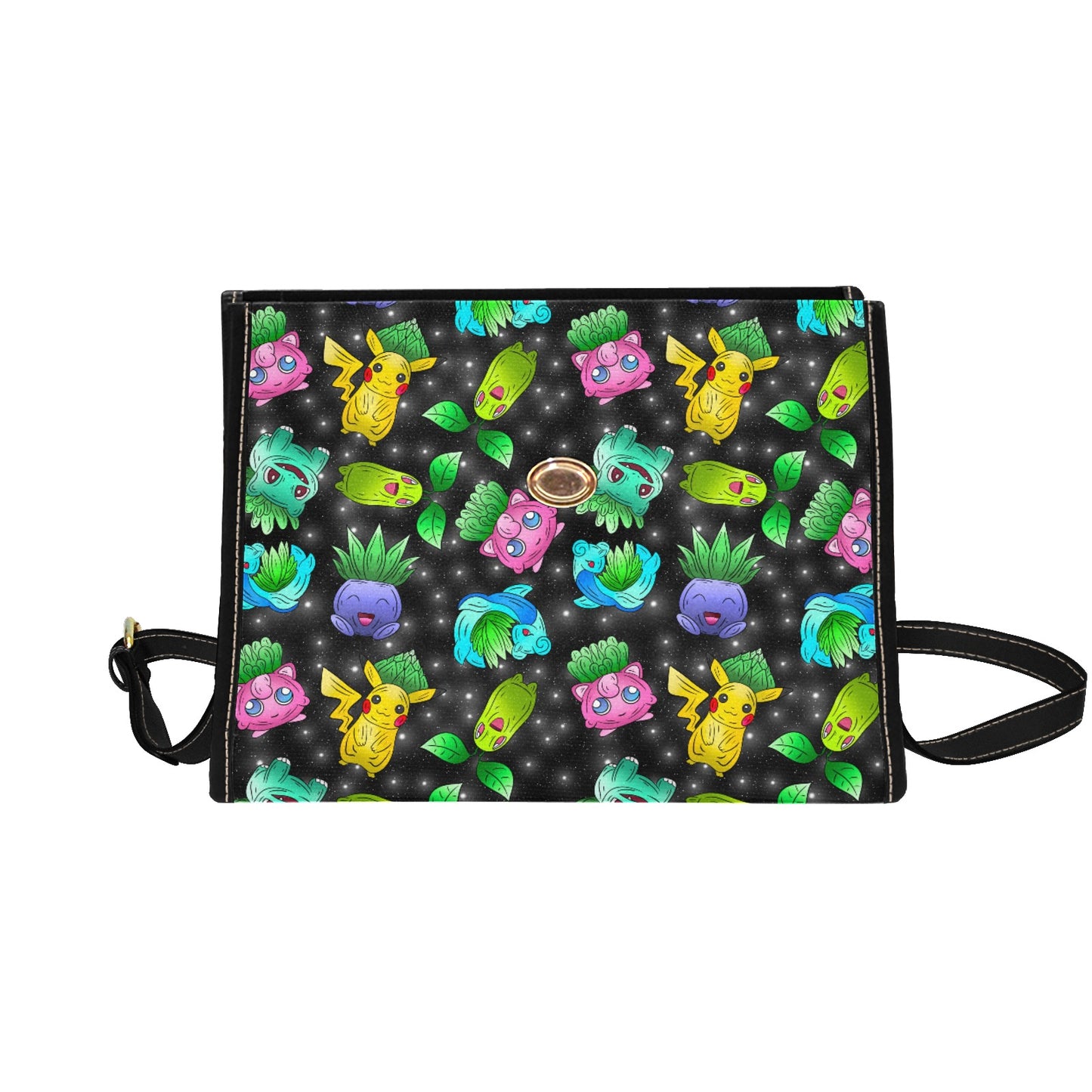 Cosmic Pocket Monster Galaxy Handbag - Space Gaming Anime Shoulder Bag