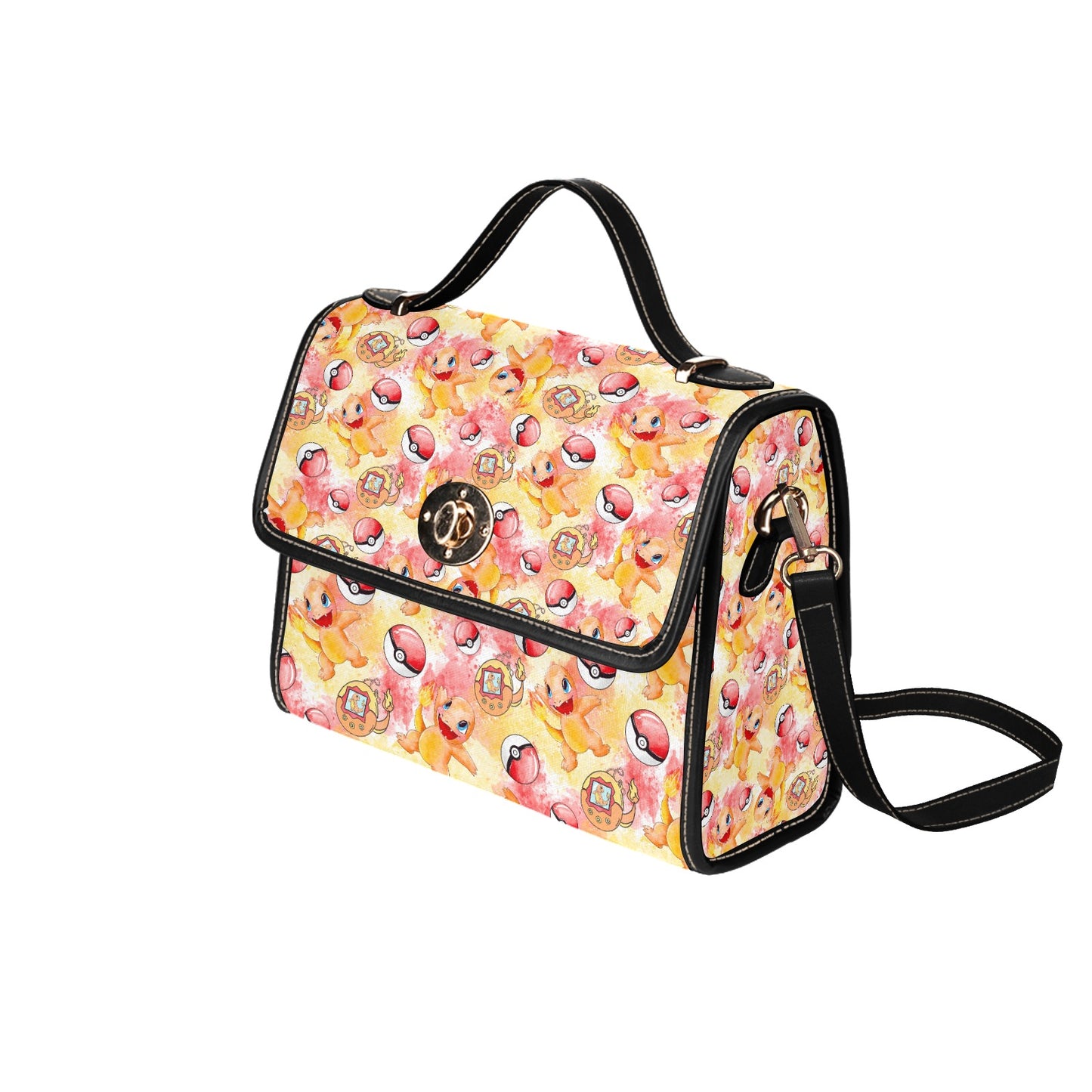 Premium Character Design Crossbody Handbag - Gaming & Anime Inspired Pattern Bag ⭐🎮