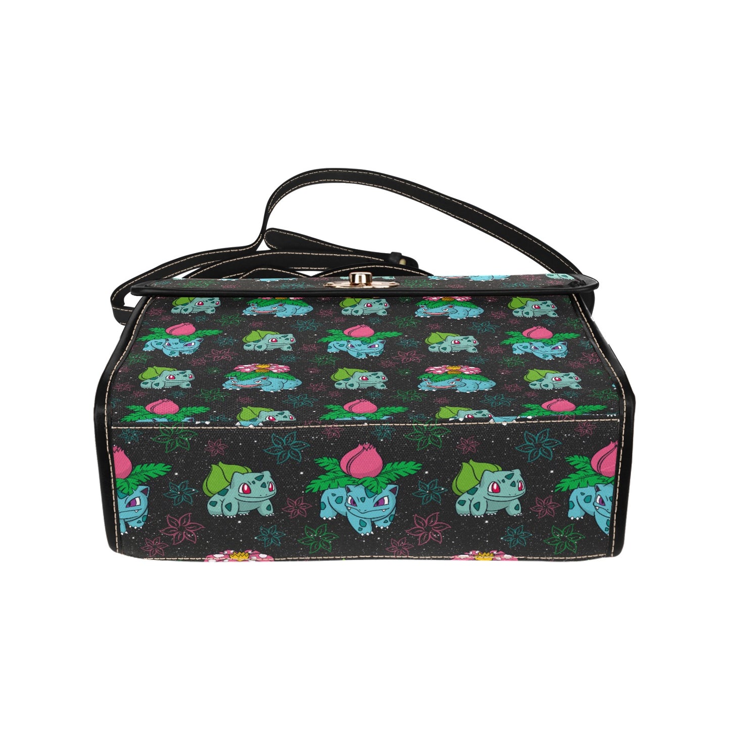 Grass-Type Creature Handbag - Gaming Inspired Structured Bag ⭐
