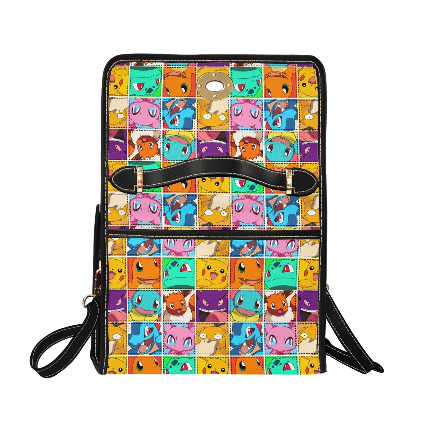 Premium Character Design Crossbody Handbag - Gaming & Anime Inspired Pattern Bag ⭐🎮