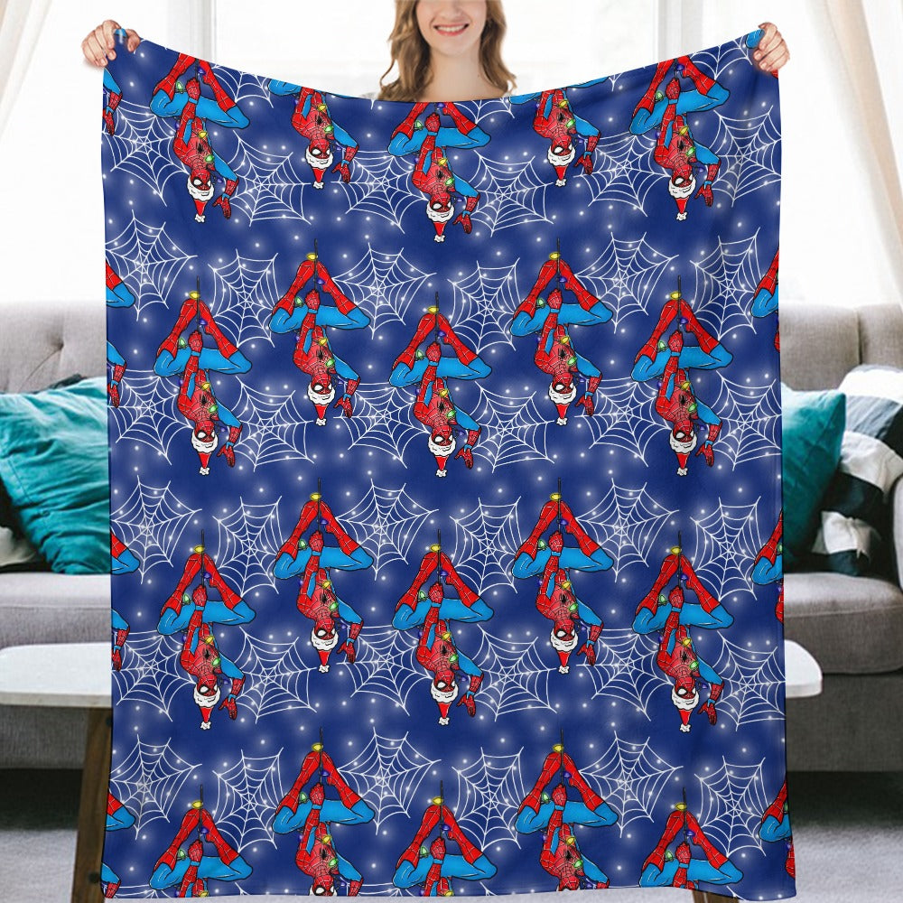 Premium Character Design Flannel Blanket - Superhero & Gaming Inspired Comfort Throw 🛋️⭐