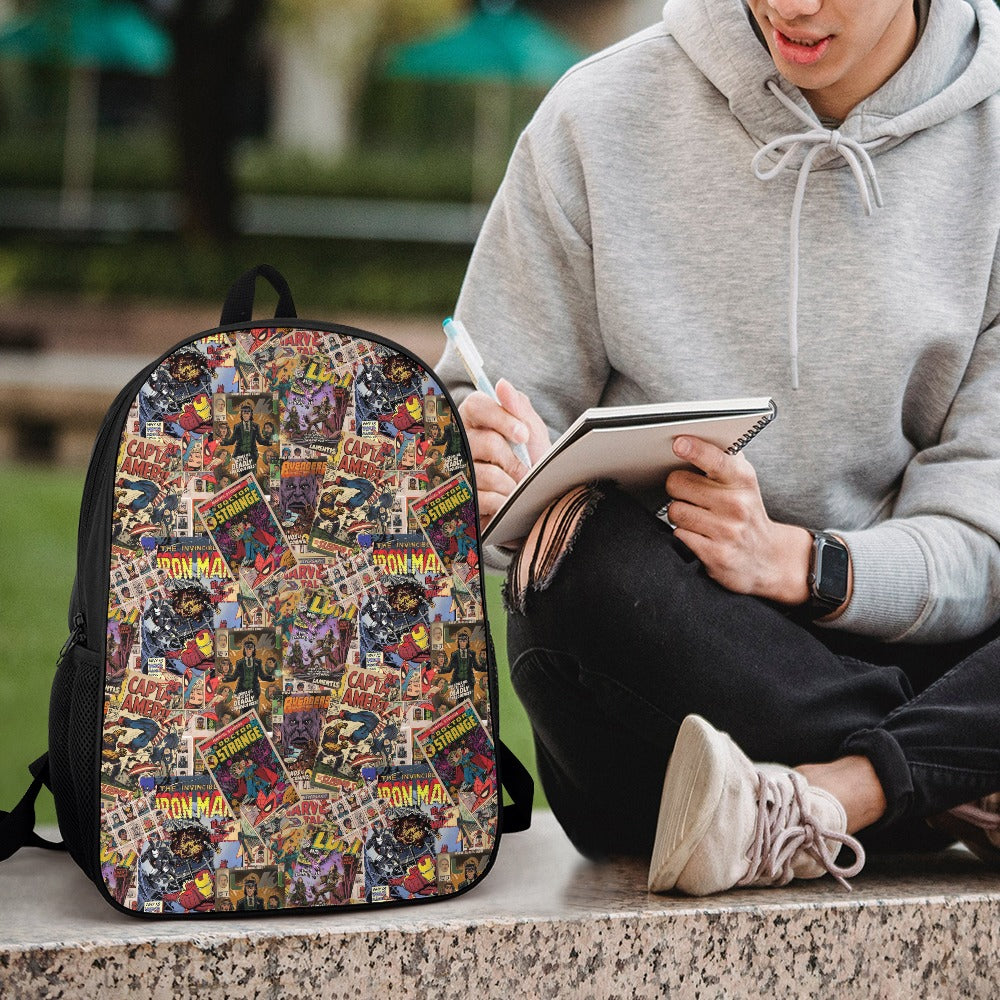 Premium Character Design Backpack - Superhero & Gaming Inspired Adventure Pack 🎒⭐