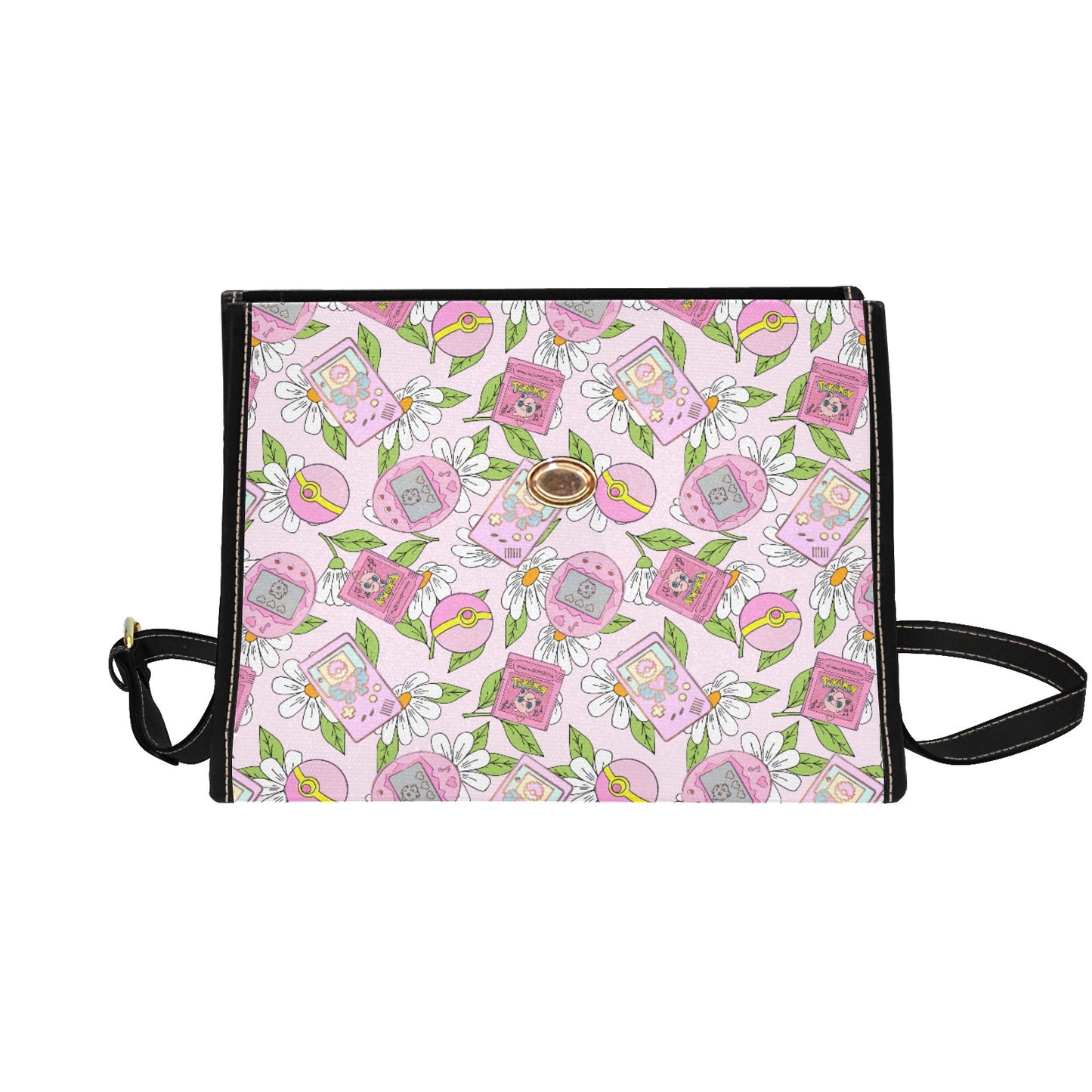 Premium Character Design Crossbody Handbag - Gaming & Anime Inspired Pattern Bag ⭐🎮