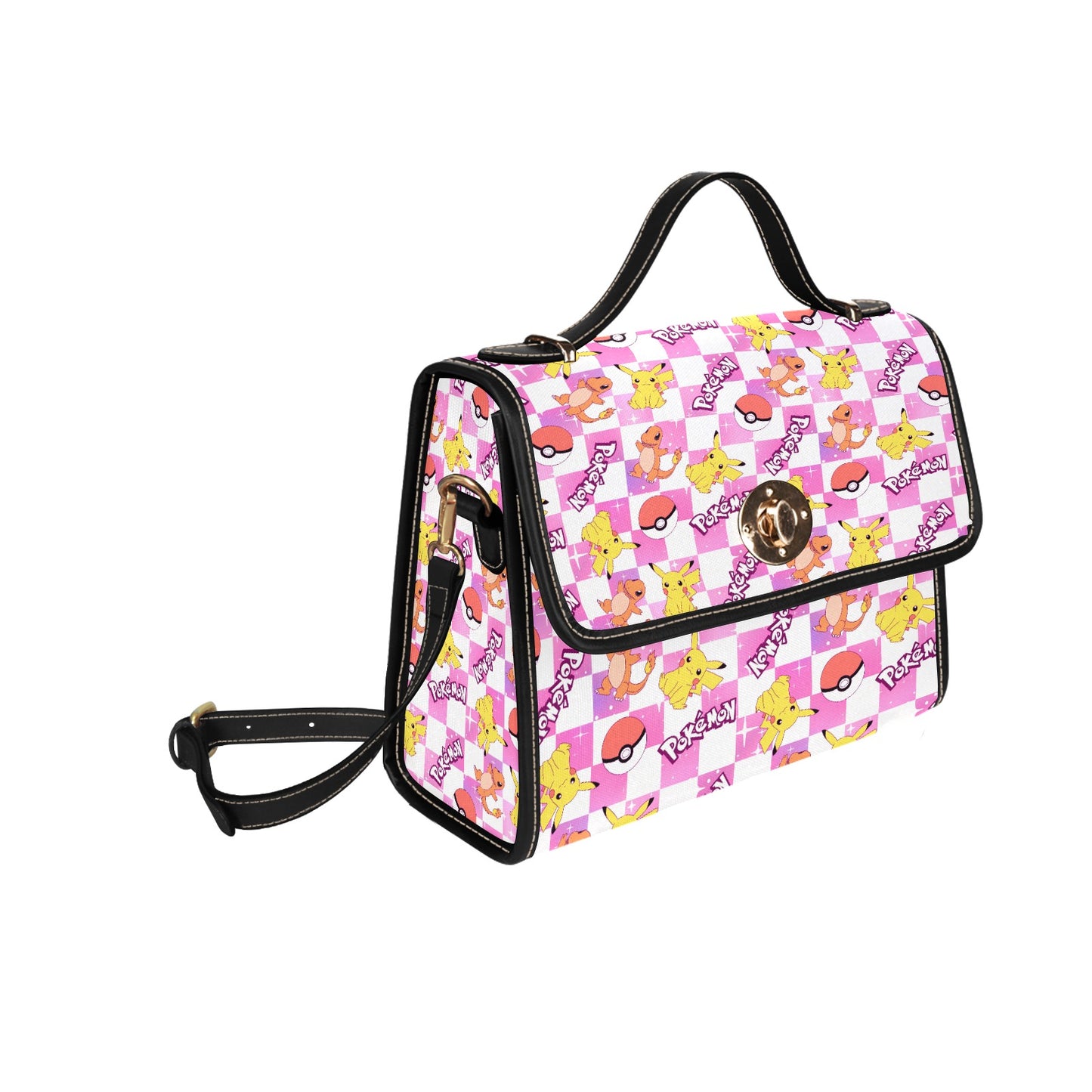 Premium Character Design Crossbody Handbag - Gaming & Anime Inspired Pattern Bag ⭐🎮