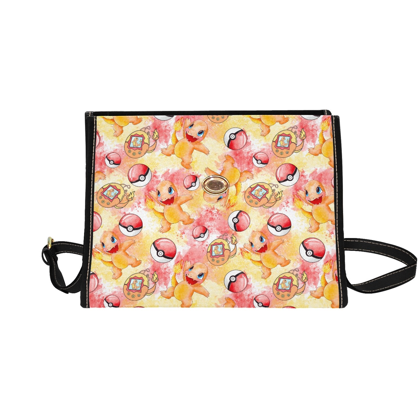 Premium Character Design Crossbody Handbag - Gaming & Anime Inspired Pattern Bag ⭐🎮
