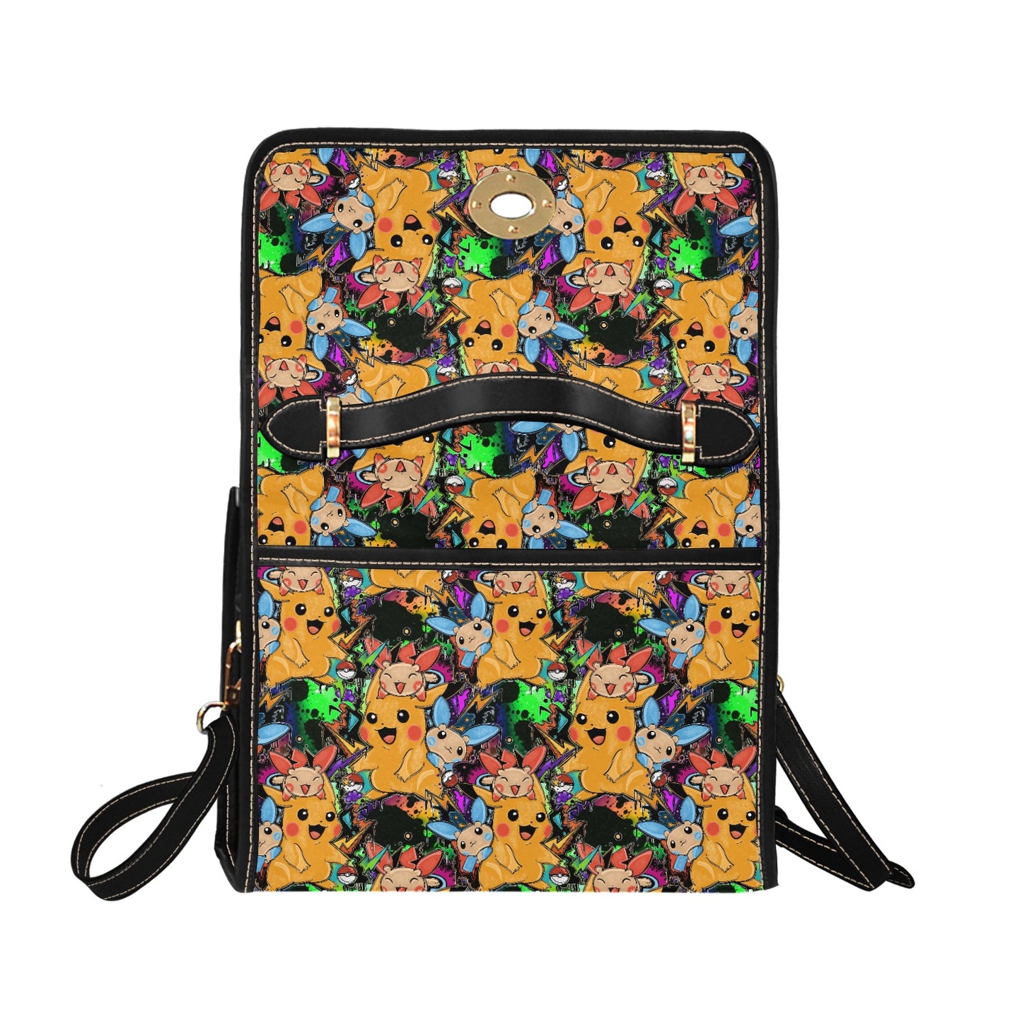 Premium Character Design Crossbody Handbag - Gaming & Anime Inspired Pattern Bag ⭐🎮