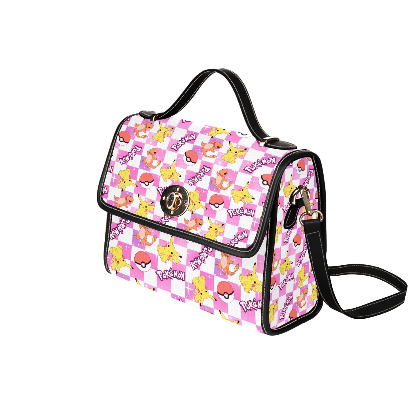 Premium Character Design Crossbody Handbag - Gaming & Anime Inspired Pattern Bag ⭐🎮