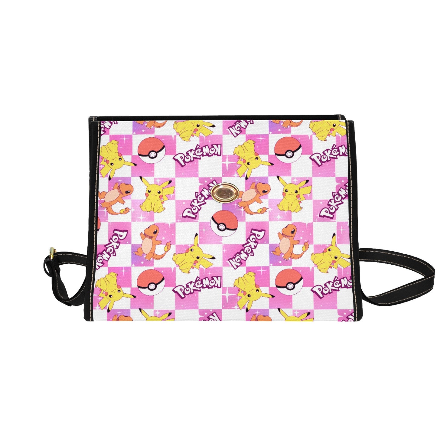 Premium Character Design Crossbody Handbag - Gaming & Anime Inspired Pattern Bag ⭐🎮
