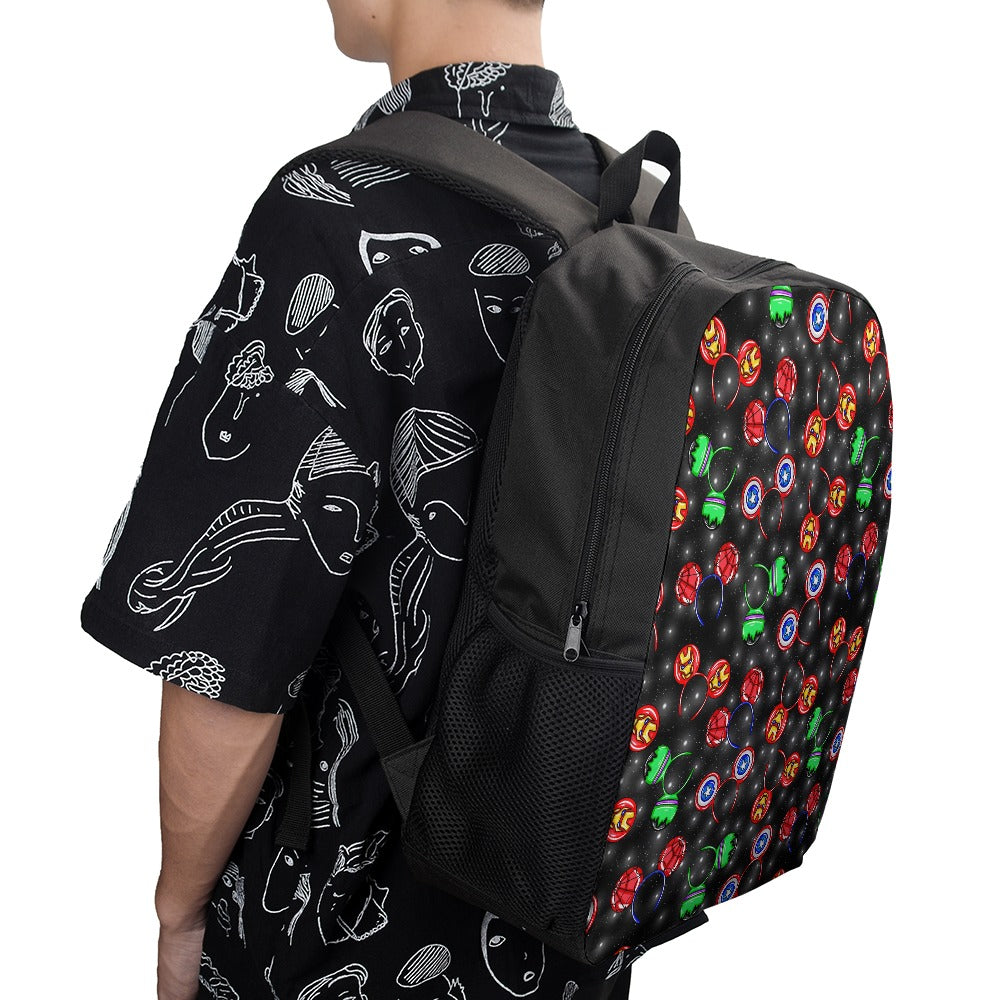Premium Character Design Backpack - Superhero & Gaming Inspired Adventure Pack 🎒⭐