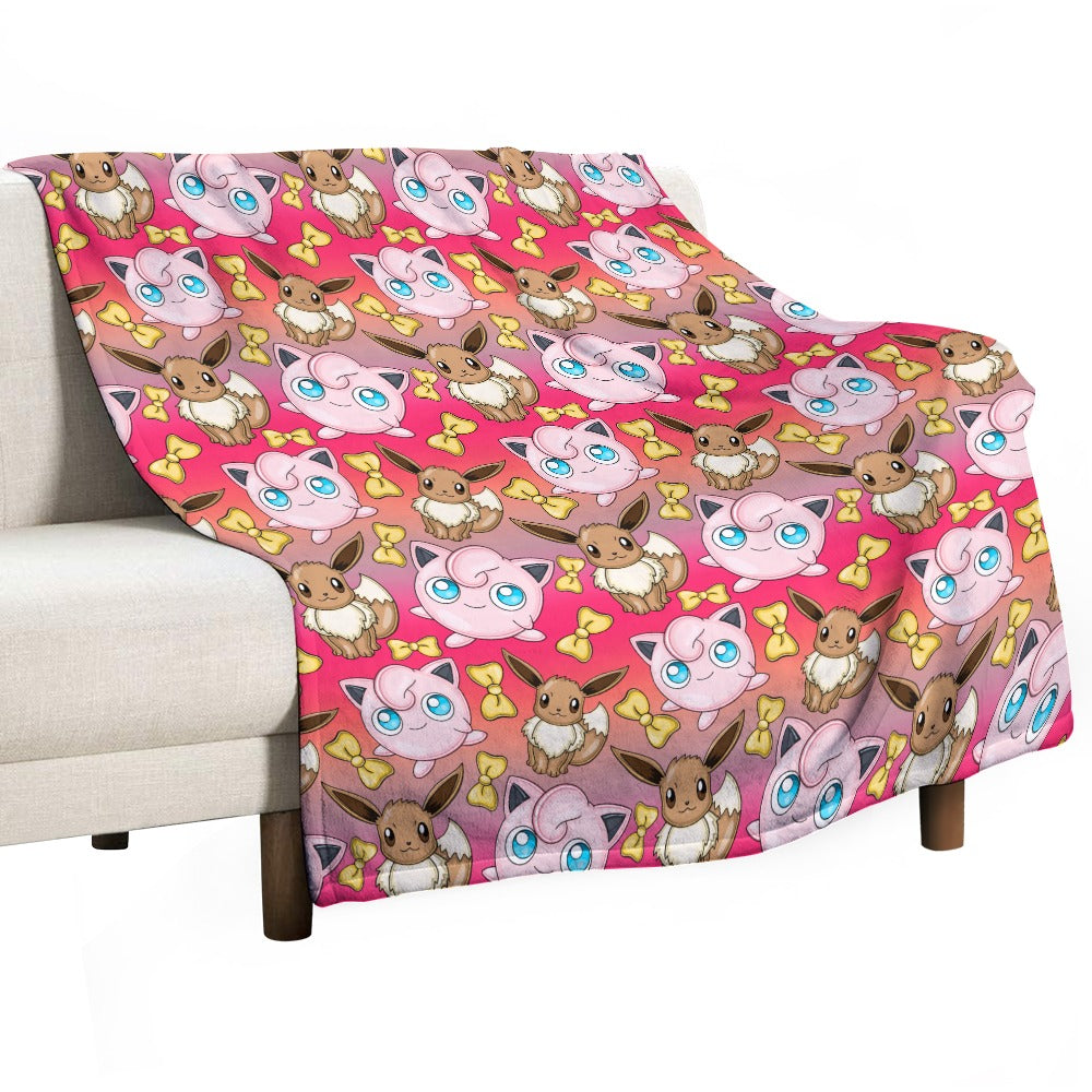 Premium Character Design Flannel Blanket - Gaming & Anime Inspired Comfort Throw 🛋️⭐