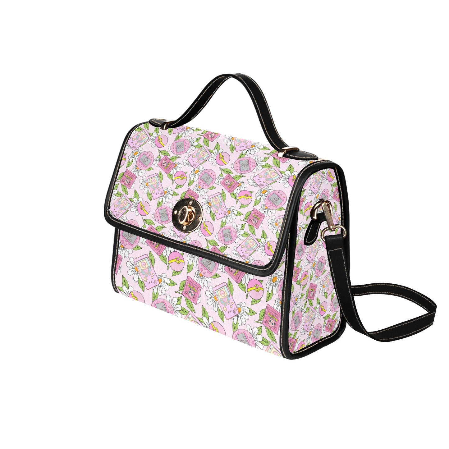 Premium Character Design Crossbody Handbag - Gaming & Anime Inspired Pattern Bag ⭐🎮