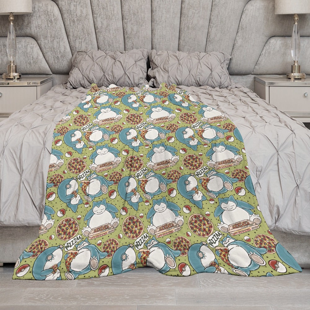 Premium Character Design Flannel Blanket - Gaming & Anime Inspired Comfort Throw 🛋️⭐