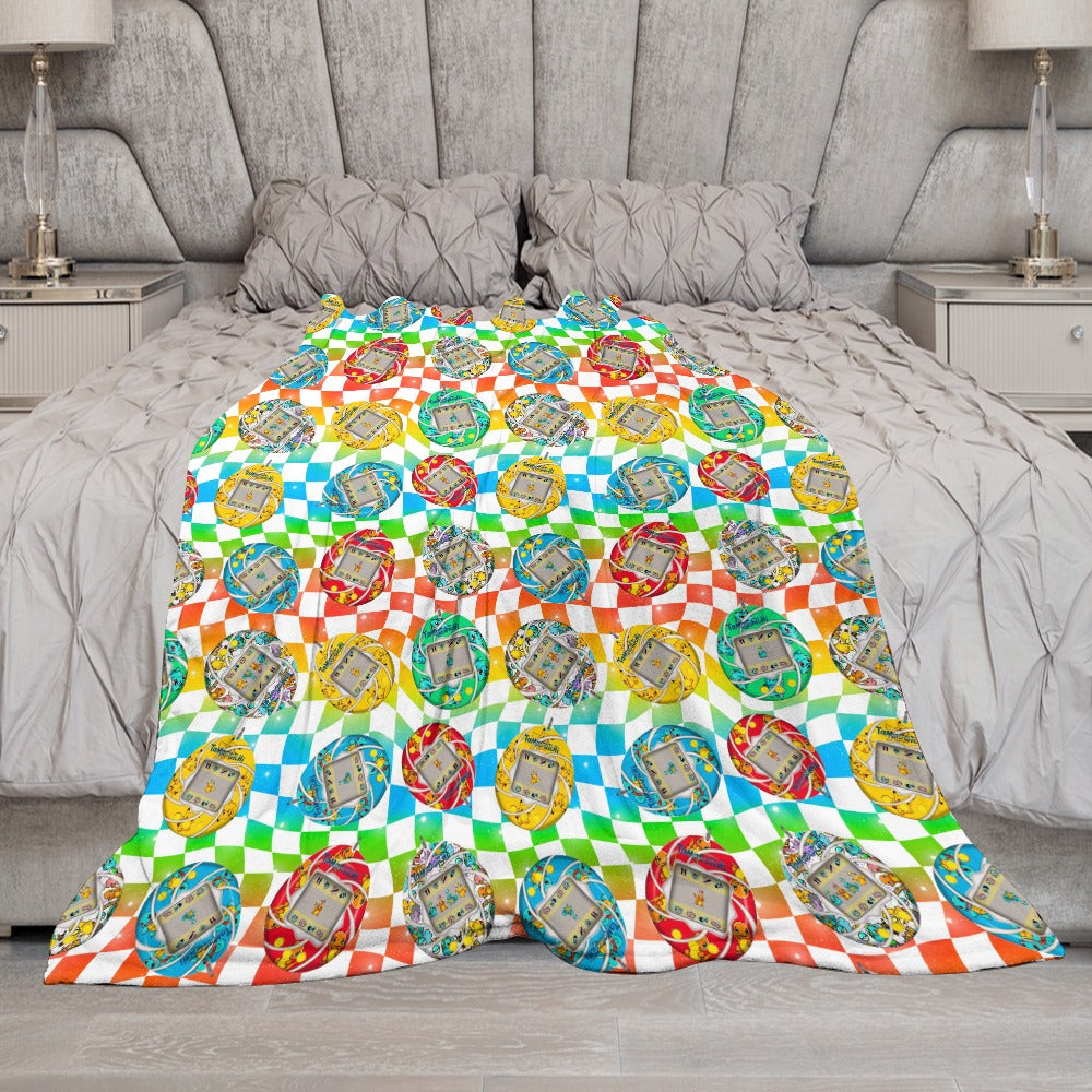 Premium Character Design Flannel Blanket - Gaming & Anime Inspired Comfort Throw 🛋️⭐