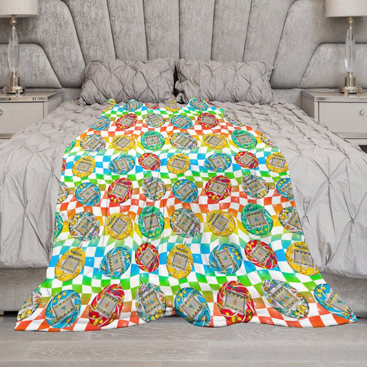 Premium Character Design Flannel Blanket - Gaming & Anime Inspired Comfort Throw 🛋️⭐