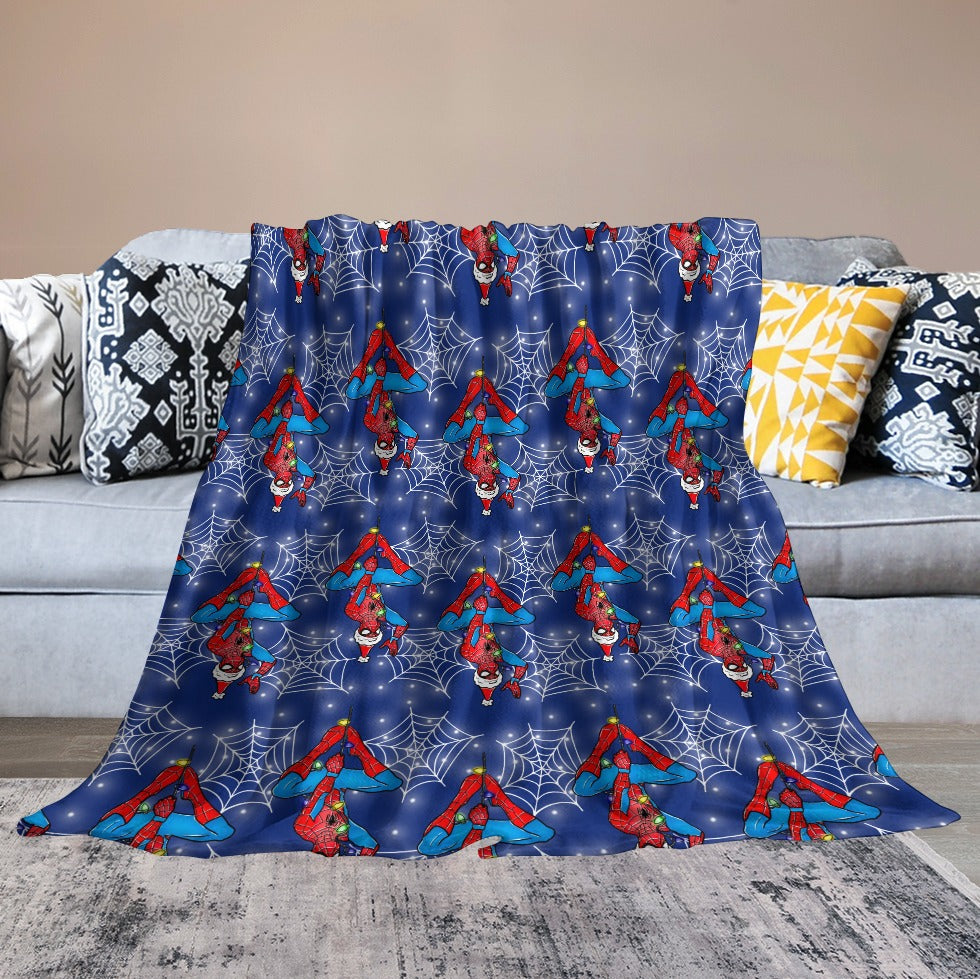 Premium Character Design Flannel Blanket - Superhero & Gaming Inspired Comfort Throw 🛋️⭐