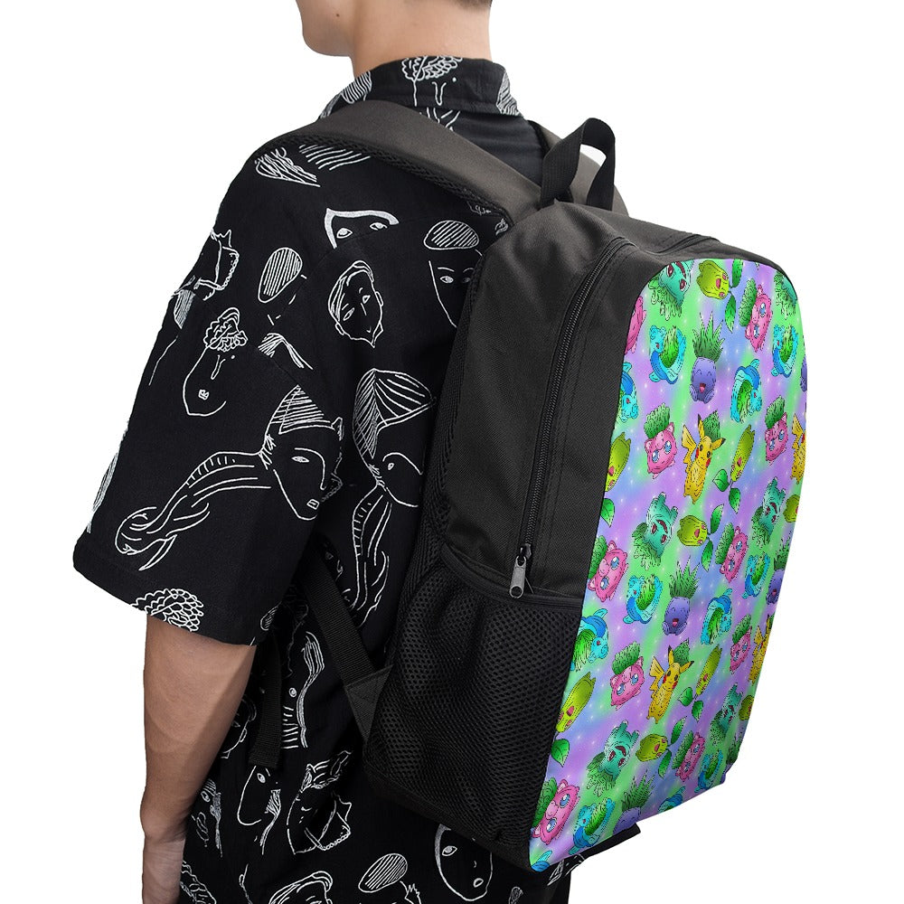 Premium Character Design Backpack - Gaming & Anime Inspired Adventure Pack 🎒⭐