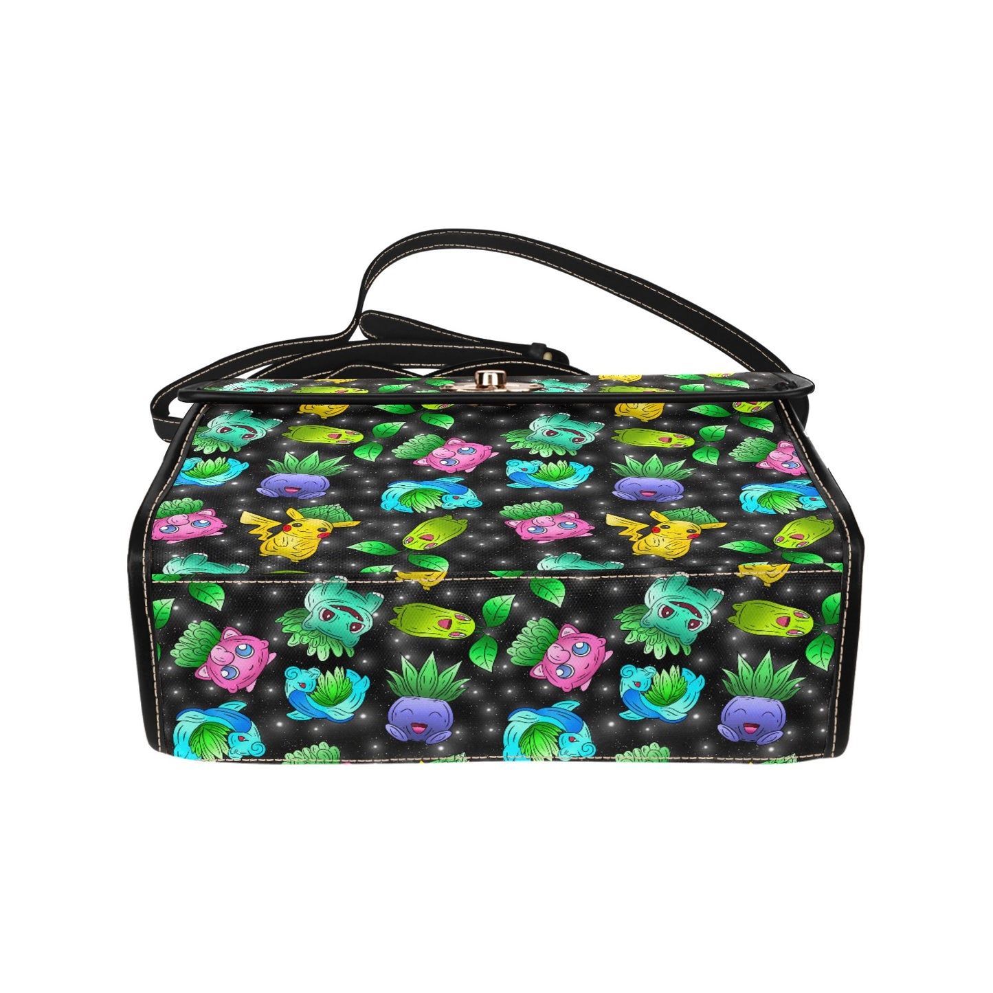 Cosmic Pocket Monster Galaxy Handbag - Space Gaming Anime Shoulder Bag
